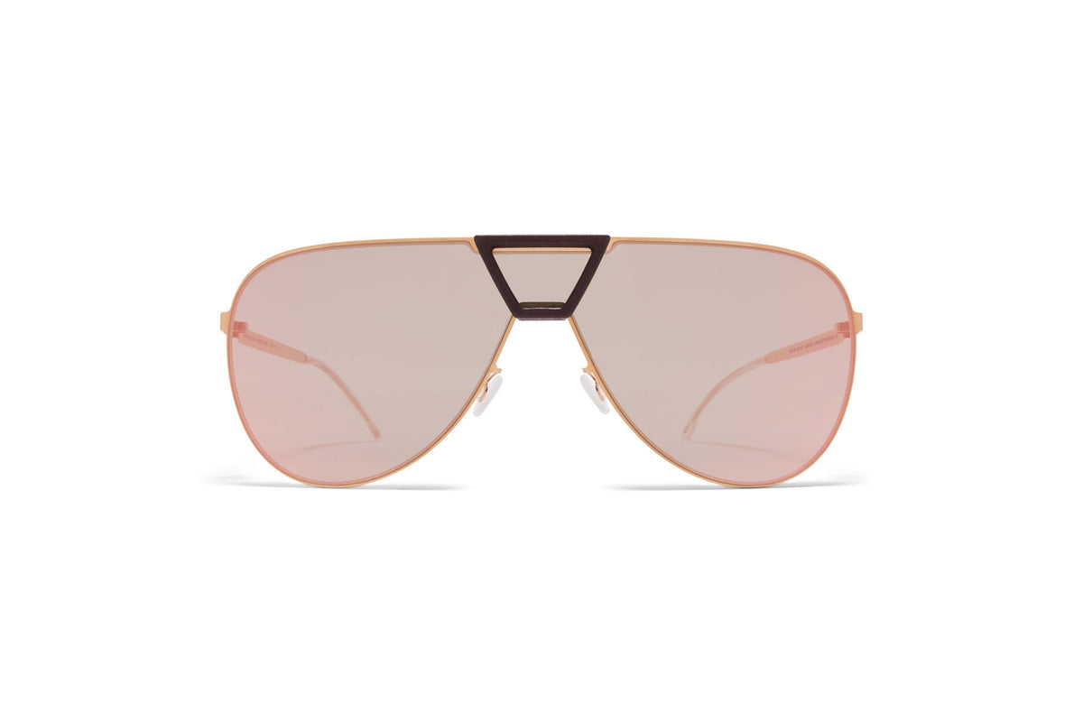 MYKITA PEPPER MH8 Ebony Brown/Champagne Gold