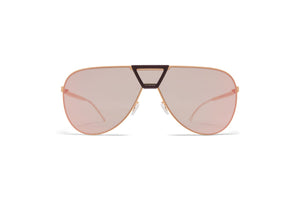 MYKITA PEPPER MH8 Ebony Brown/Champagne Gold