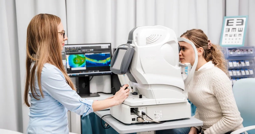 OCT with angiography and fundus camera