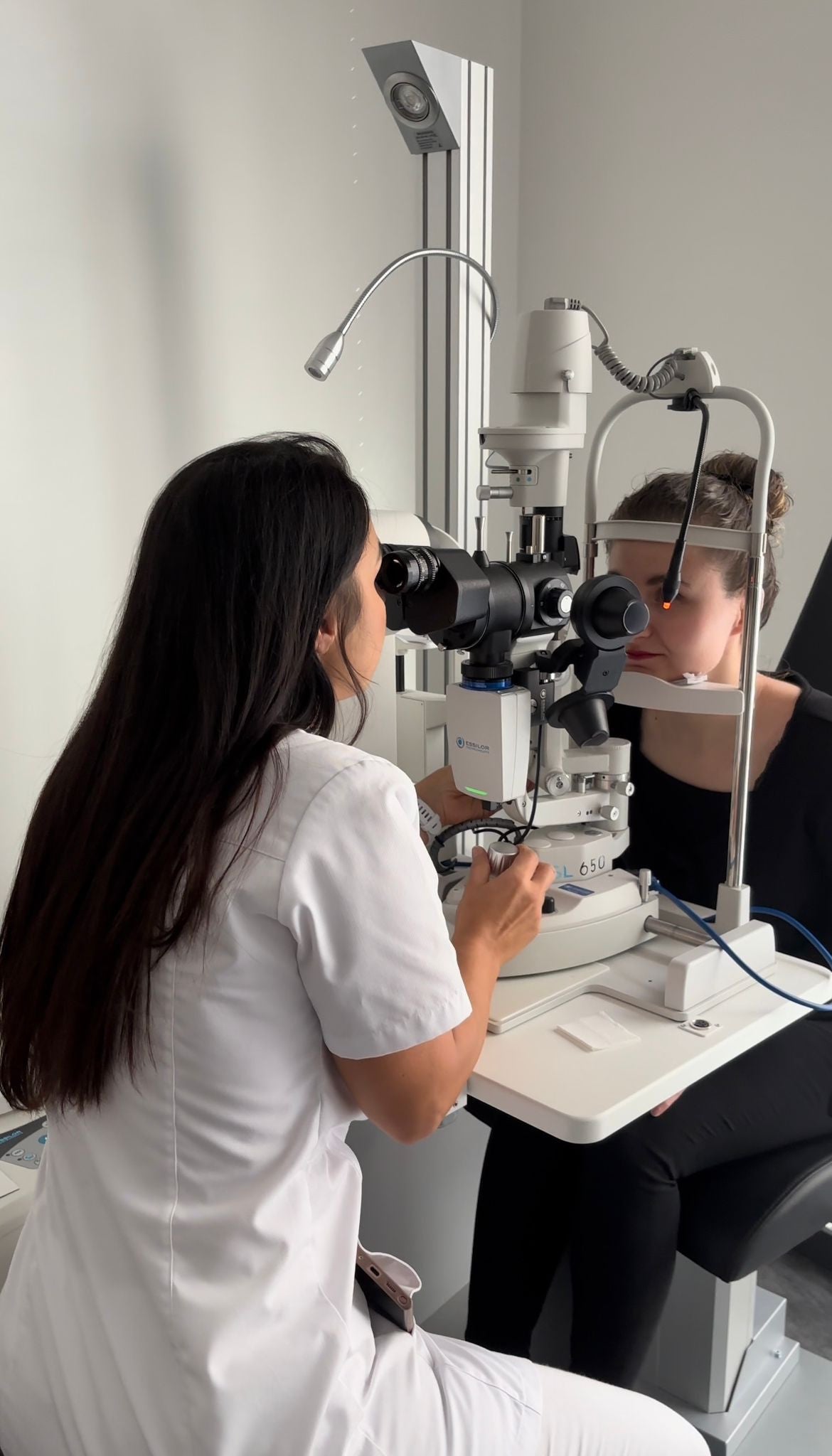 Eye test at DUOS opticians